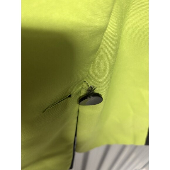 Allison Woods Plus 22W 2-Pc Skirt Set Black Green Accent Button Down Church Work - Picture 8 of 9